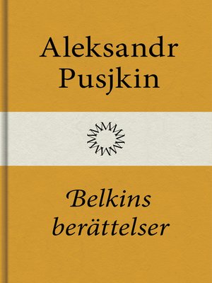 cover image of Belkins berättelser